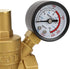 DN20 Brass Adjustable Water Pressure Reducer with Gauge Meter