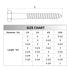 Party Animal Hex Head Lag Screws 1/2" x 1-1/2" - 20PCS Stainless Steel Black Zinc Lag Bolts for Wood Projects