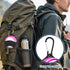 Trivolein 2.75" Zyn Holster Clip, Silicone Belt Clip & Magnetic Mount Compatible with Zyn Belt or Car Sun Visor