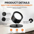 JKHTBDM 3 Dimmable, 360 (2 Pack) Wall Mounted Lights,Rechargeable RGB Color Changing Wall Sconces, Color Temps & Remote