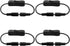 BokWin 4 Pack DC 12V Inline On/Off Switch with 5.5x2.1mm Male to Female