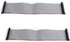 Fielect 2pcs IDC 50 Pin Connector Gray Wire Flat Ribbon Cable Connector, 30cm Length