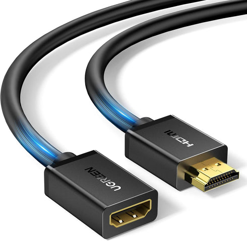 4K 10FT PS5 PS4 UGREEN HDMI Extension Cable HDMI Extender Male to Female Adapter Cord Compatible with Roku TV Stick