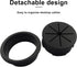 Jiozermi 4 2 Inch Grommet, Grommet Pcs Black Desk Plastic Desk Hole Cover for Cables, Wire Cable Cord Organizer