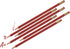 Manaloom Grading Checking Erasable Pencils, Pre-Sharpened #2 HB Red Pencils, With Eraser Tops - 12-Pack by Manaloom