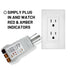 SK300 Outlet Circuit Testers, 3-Wire Receptacle for 125VAC Circuits, Detect Improper Wiring Conditions