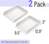 Mr. Pen- Letter Tray Desk Organizer, Plastic, 2 Pack, White File Organizer for Desk, Paper Organizer for Desk, Paper Holder for Desk, White Desk Organizer, Paper Tray Organizer, Office Desk Organizers by Mr. Pen