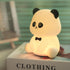 Myzztek Panda Lamp for Kids Room, Pat Control Panda Light for Breastfeeding, Silicone Night Light Nursery Bedside Lamp