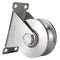 Heavy Duty Large 68 mm Pulley Wheel, Duplex Bearings Inside, Wall Mounted Industrial Rope Pulley for Lifting, 1 Pack