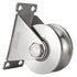 Heavy Duty Large 68 mm Pulley Wheel, Duplex Bearings Inside, Wall Mounted Industrial Rope Pulley for Lifting, 1 Pack