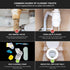 50 Inch Toilet Snake Drain Auger Cleaner Tool, Upgraded Grabber Unclogger Tool, Toilet Auger Clog Remover Tool