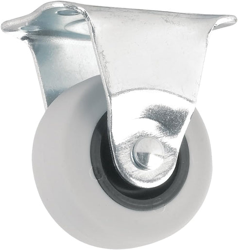 TPR Rubber Caster Wheel, 2-Inch, 90 lb Load Capacity, Non-Marking for Institutional Applications