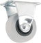 TPR Rubber Caster Wheel, 2-Inch, 90 lb Load Capacity, Non-Marking for Institutional Applications