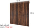 Decotalk Wood Grain Contact Paper, Walnut Wood Peel and Stick Wallpaper, Dark Brown Vinyl for Cabinets