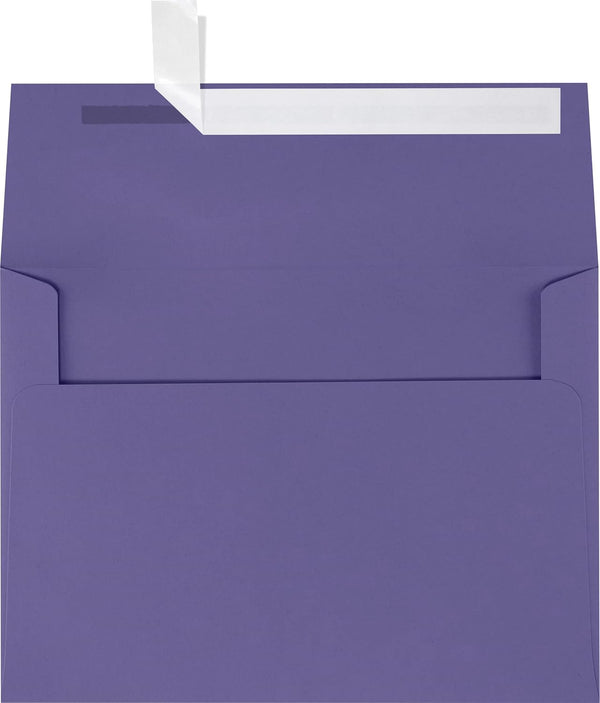 LUXPAPER A7 Invitation Envelopes for 5 x 7 Cards in 80 lb. Wisteria, Printable Envelopes, 50 Pack