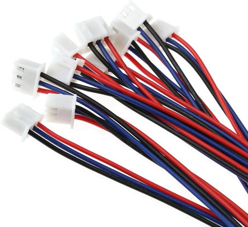 460pcs 2.54mm JST-XH Connector Kit; 2.54mm Female Pin Header; 2/3/4/5/6 Pin Housing Adapter Plug