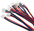 460pcs 2.54mm JST-XH Connector Kit; 2.54mm Female Pin Header; 2/3/4/5/6 Pin Housing Adapter Plug