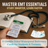 Generic Set 13 Complete EMT Badge Card of Cards - Waterproof Pocket Guide with Vital Signs & EKG - Essential Gear
