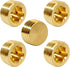 Joywayus Pack of 5 Brass Hex Counter Sunk Plug 3/4" NPT Male Pipe Fitting Set for Closing Pipe End