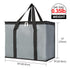 2-Pack Frozen Bodaon Insulated Reusable Grocery Bag with Top, X-Large Foods Cold, Cooler Shopping Accessories