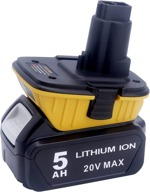 Lasica 2Pack DCA1820 18V to 20V Adapter, Compatible with DEWALT 18V XRP Tools and Dewalt 20V Max Battery