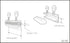 QCAA Sliding Window Security Lock with Vinyl Lining, Child Proof Lock, Aluminum, White, 8 Pack, Made in Taiwan