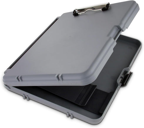 Saunders WorkMate 00470 Plastic Storage Clipboard, Gray, Letter Size, 8.5 x 12 Inches