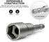 Utoolmart 1/4" Quick-Change Hex Shank 17mm Impact Nut Driver Drill Bit Tool