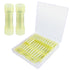 120pcs Yellow PA66 Nylon 12-10 AWG Electrical Crimp Butt Connectors, Fully Insulated Splice Terminals