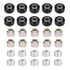 Zeberoxyz 10pcs POM Small Pulley V-Slot Wheels Kit - Double Bearing, for Aluminum Extrusion 3D Printer Parts