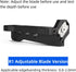 Edge Banding Trimmer, Chamfer Plane Edge Banding Tool for Woodworking, Manual Planer for Deburring Sealing