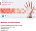 50 Count, 1 McKesson Confiderm Vinyl Exam Gloves - Powder-Free, Latex-Free, Ambidextrous, Smooth, Non-Sterile
