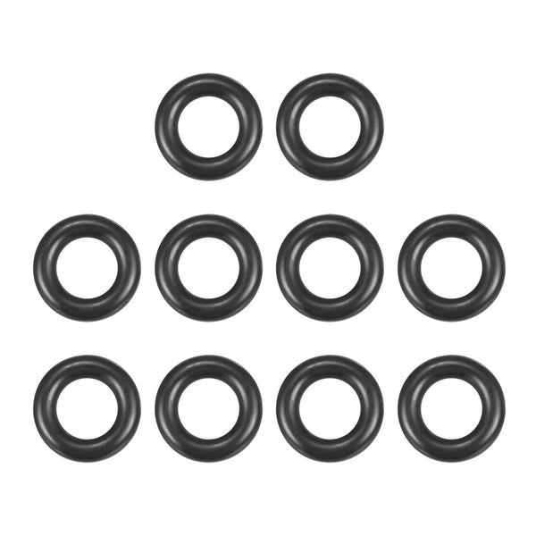 MECCANIXITY Nitrile Rubber O Ring: 0.59" OD, 0.31" ID, 0.14" Width NBR Sealing Gasket, Pack of 10