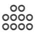 MECCANIXITY Nitrile Rubber O Ring: 0.59" OD, 0.31" ID, 0.14" Width NBR Sealing Gasket, Pack of 10
