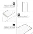 2pcs 7-tier 4mm Closets Acrylic Shoe Display Stands High Heel and Flat Shoe Racks Thick Retail Store Display Brackets