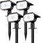 nipify Solar Lights Outdoor Waterproof, Motion Sensor Spot Lights- 4 Pack/56 LED/3