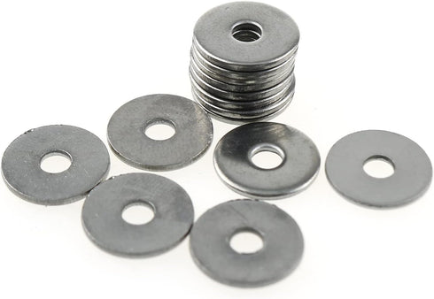 LUORNG Flat Washer 24pcs M6 16mm Outer Diameter 304 Stainless Steel for Bolts & Screws Adjustment