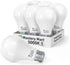 MASTERY MART A19 60-Watt LED Light Bulbs, 5000K Bright Daylight White, 800 Lumens, 6 Pack, Non-Dimmable
