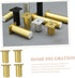 4Pcs SEWACC Aluminum Alloy Adjustable Furniture Support Legs for Sofa Cabinet Table Metal Feet for Bathroom Tv Stand