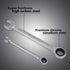 Egofine 10mm Ratcheting Combination Wrench Metric, Industrial Grade Gear Spanner with 12-Point Design