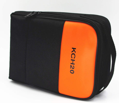 KCH20 Big Size Soft Carrying Case for Handheld Multimeter, Phase Indicator, Thermometer, Clamp Meter, Combo Kit