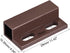 uxcell Wired Door Contact Window Sensor NC Surface Mount Magnetic Reed Switch Brown 3 Pcs by uxcell