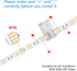Yetaida 20PCS 4-Pin 8mm 4 2835 3528 LED Strip Connectors, Pin Corner Light Connectors Solderless, Extendable Terminal