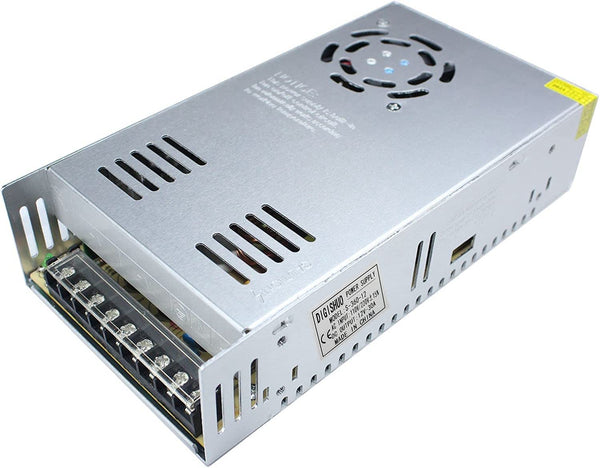 DIGISHUO DC 12V 30A 360W Power Supply Adapter Transformer Switch AC 110V/220V