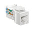 Leviton Home 6 Snap-In Connector, T568A/B Wiring, 61HOM-RW6, White