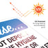10x7 Inches, 55 Please Do Not Deposit Feminine Hygiene Products Or Baby Wipes in Toilet Sign, mil Thick HDPS (high