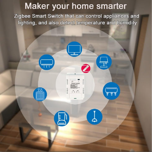 Zigbee Temperature Sensor Controller with Waterproof Probe, Tuya App Remote 16A Smart Switch (Zigbee Hub Needed)