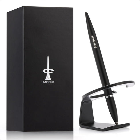 SUNTEREST Magnetic Levitation Gel Ink Pen, Metal Luxury Gifts for Men & Women,