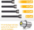 Light LED Conversion Kit for Maglite, 3W DC 4-12V LED Flashlight Bulbs, 2 Pack for 3-6 Cell C/D Flashlights