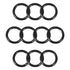 Othmro 10pcs Nitrile Rubber O-Rings, 5mm Wire Dia 45mm OD Metric Sealing Washers for Oil or Air Sealing